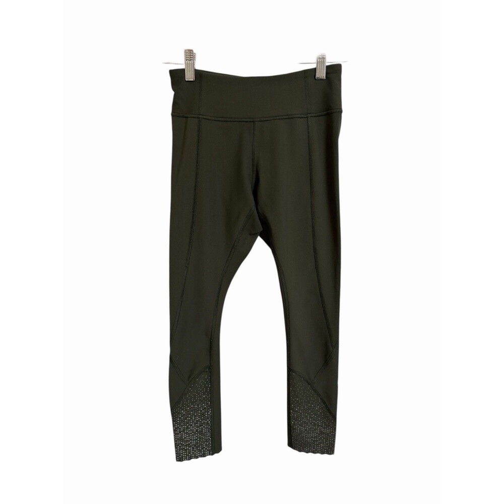 Lululemon Women's 4 Tight Stuff Tight 25" Gator Green Reflective Accents
